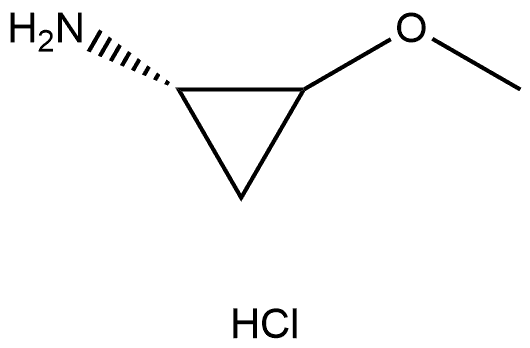 (1S)-2-Methoxycyclopropan-1-amine hydrochloride Structure