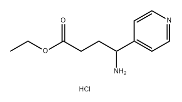 4-Amino-4-pyridin-4-yl-butyric acid ethyl ester hydrochloride Structure