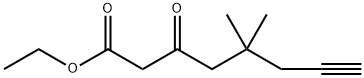 Ethyl 5,5-dimethyl-3-oxooct-7-ynoate Structure