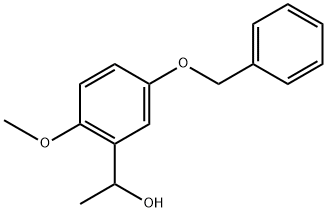 1-(5-(Benzyloxy)-2-methoxyphenyl)ethanol Structure