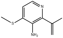 4-(methylthio)-2-(prop-1-en-2-yl)pyridin-3-amine Structure