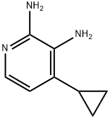 4-cyclopropylpyridine-2,3-diamine Structure