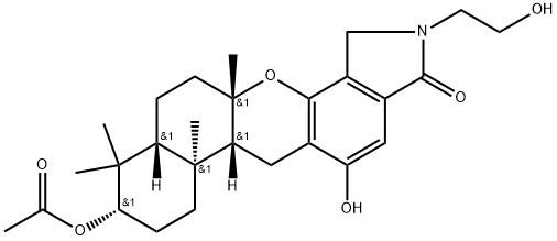 memnobotrin B 구조식 이미지