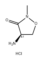 3-Isoxazolidinone, 4-amino-2-methyl-, hydrochloride (1:1), (4R)- Structure