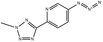 Pyridine, 5-azido-2-(2-methyl-2H-tetrazol-5-yl)- Structure