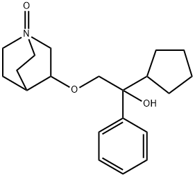 Benzenemethanol, α-cyclopentyl-α-[[(1-oxido-1-azabicyclo[2.2.2]oct-3-yl)oxy]methyl]- Structure