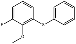 1-Fluoro-2-methoxy-3-(phenylthio)benzene Structure