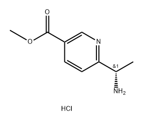 Methyl (S)-6-(1-aminoethyl)nicotinate dihydrochloride Structure