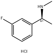 Benzenemethanamine, 3-fluoro-N,α-dimethyl-, hydrochloride (1:1), (αS)- 구조식 이미지