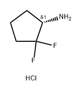 (1S)-2,2-difluorocyclopentan-1-amine
hydrochloride Structure