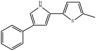 2-(5-methylthiophen-2-yl)-4-phenyl-1H-pyrrole Structure