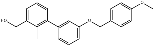 3'-[(4-Methoxyphenyl)methoxy]-2-methyl[1,1'-biphenyl]-3-methanol Structure