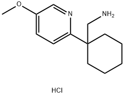 (1-(5-Methoxypyridin-2-yl)cyclohexyl)methanamine dihydrochloride Structure