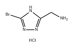 1H-1,2,4-Triazole-3-methanamine, 5-bromo-, hydrochloride (1:1) Structure