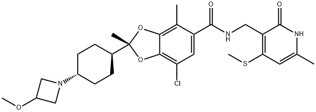 Tulmimetostat Structure