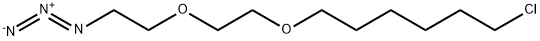 Azido-PEG2-C6-Cl Structure