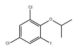 1,5-Dichloro-3-iodo-2-isopropoxybenzene Structure