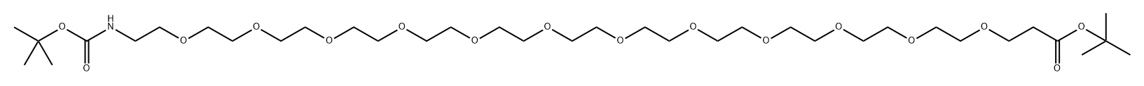 Boc-NH-PEG12-C2-Boc Structure