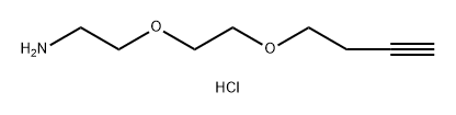 Ethanamine, 2-[2-(3-butyn-1-yloxy)ethoxy]-, hydrochloride (1:1) Structure