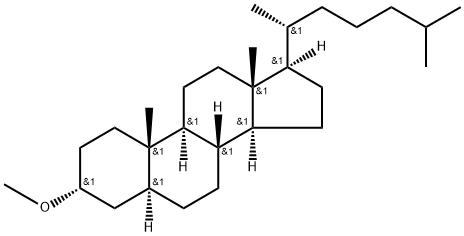 3α-메톡시-5α-콜레스탄 구조식 이미지