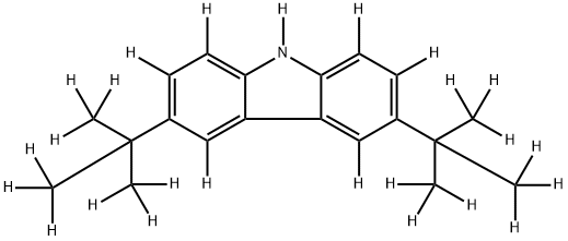 3,6-ditertbutyl-9H-carbazole_d25 Structure