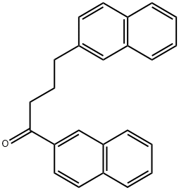 1,4-di(naphthalen-2-yl)butan-1-one Structure