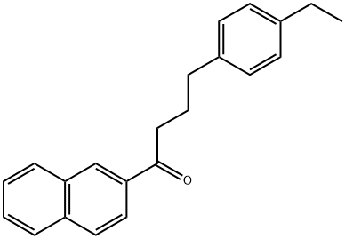 4-(4-ethylphenyl)-1-(naphthalen-2-yl)butan-1-one Structure