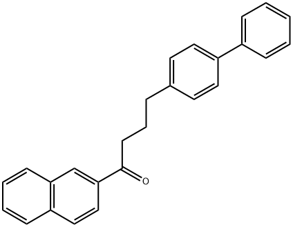 4-([1,1'-biphenyl]-4-yl)-1-(naphthalen-2-yl)butan-1-one Structure