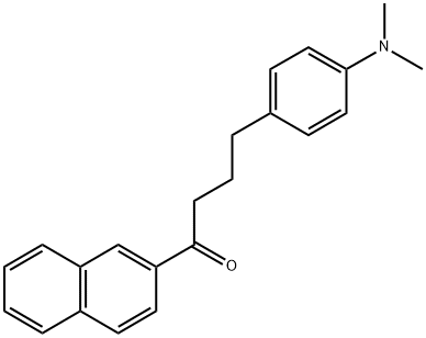 4-(4-(dimethylamino)phenyl)-1-(naphthalen-2-yl)butan-1-one Structure