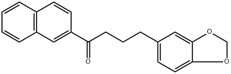 4-(benzo[d][1,3]dioxol-5-yl)-1-(naphthalen-2-yl)butan-1-one Structure