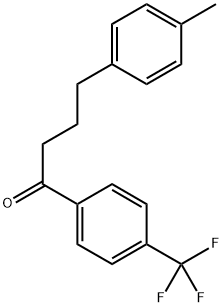 4-(p-tolyl)-1-(4-(trifluoromethyl)phenyl)butan-1-one Structure