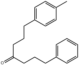 1-phenyl-7-(p-tolyl)heptan-4-one Structure