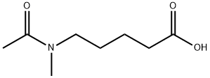 Pentanoic acid, 5-(acetylmethylamino)- Structure