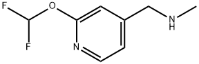 1-(2-(difluoromethoxy)pyridin-4-yl)-N-methylmethanamine 구조식 이미지