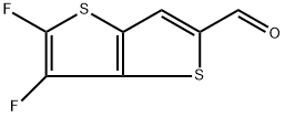 5,6-Difluorothieno[3,2-b]thiophene-2-carbaldehyde 구조식 이미지