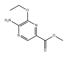 Methyl 5-amino-6-ethoxypyrazine-2-carboxylate Structure