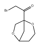 1-(2,6-Dioxabicyclo[3.2.1]octan-1-yl)-2-bromoethanone Structure