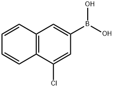 (4-chloronaphthalen-2-yl)boronic acid 구조식 이미지