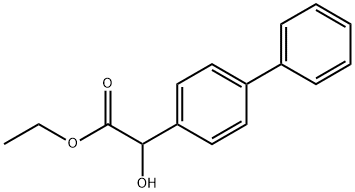 Ethyl α-hydroxy[1,1'-biphenyl]-4-acetate Structure