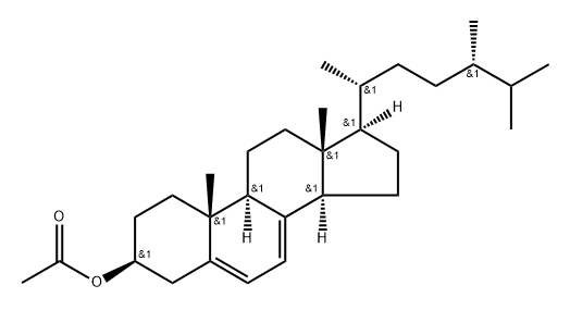 22,23-dihydroergosteryl acetate, non-irradiated Structure