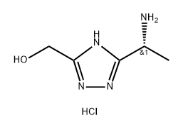 {5-[(1R)-1-aminoethyl]-4H-1,2,4-triazol-3-yl}metha
nol dihydrochloride Structure