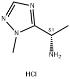 (S)-1-(1-Methyl-1H-1,2,4-triazol-5-yl)ethanamine hydrochloride Structure