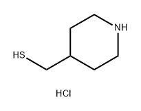 4-Piperidinemethanethiol, hydrochloride (1:1) Structure