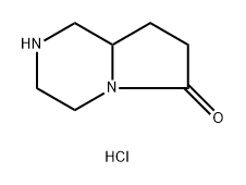 octahydropyrrolo[1,2-a]pyrazin-6-one dihydrochloride Structure