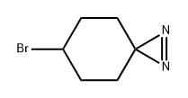 6-bromo-1,2-diazaspiro[2.5]oct-1-ene Structure