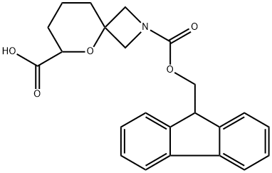 2-{[(9H-fluoren-9-yl)methoxy]carbonyl}-5-oxa-2-azaspiro[3.5]nonane-6-carboxylic acid Structure