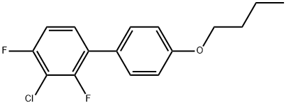 4'-Butoxy-3-chloro-2,4-difluoro-1,1'-biphenyl Structure