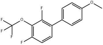 2,4-Difluoro-4'-methoxy-3-(trifluoromethoxy)-1,1'-biphenyl Structure