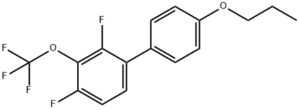 2,4-Difluoro-4'-propoxy-3-(trifluoromethoxy)-1,1'-biphenyl Structure