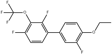 4'-Ethoxy-2,3',4-trifluoro-3-(trifluoromethoxy)-1,1'-biphenyl Structure